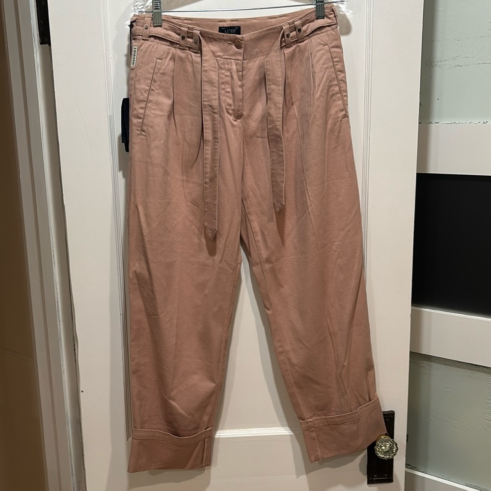 Blush coloured Armani Jean pants